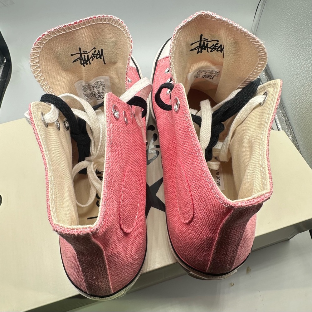 Converse Stussy Chuck Taylor x 70 Hi Surfman Pink Size 10 Mens / Size 12 Women - Picture 6 of 10